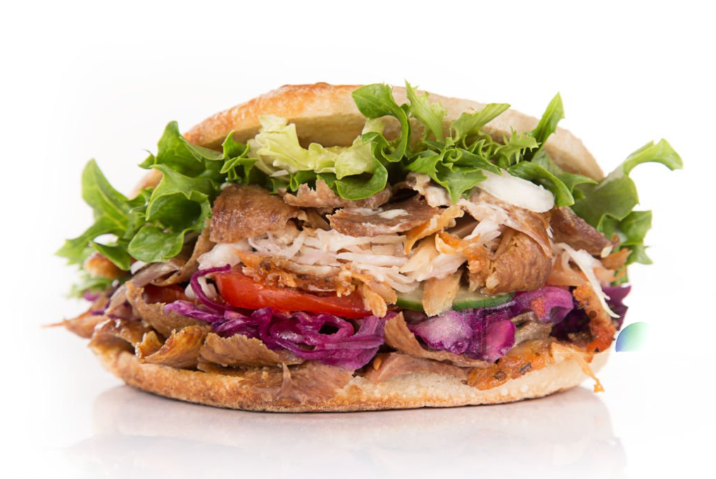 Kebab en pan pita en Molina